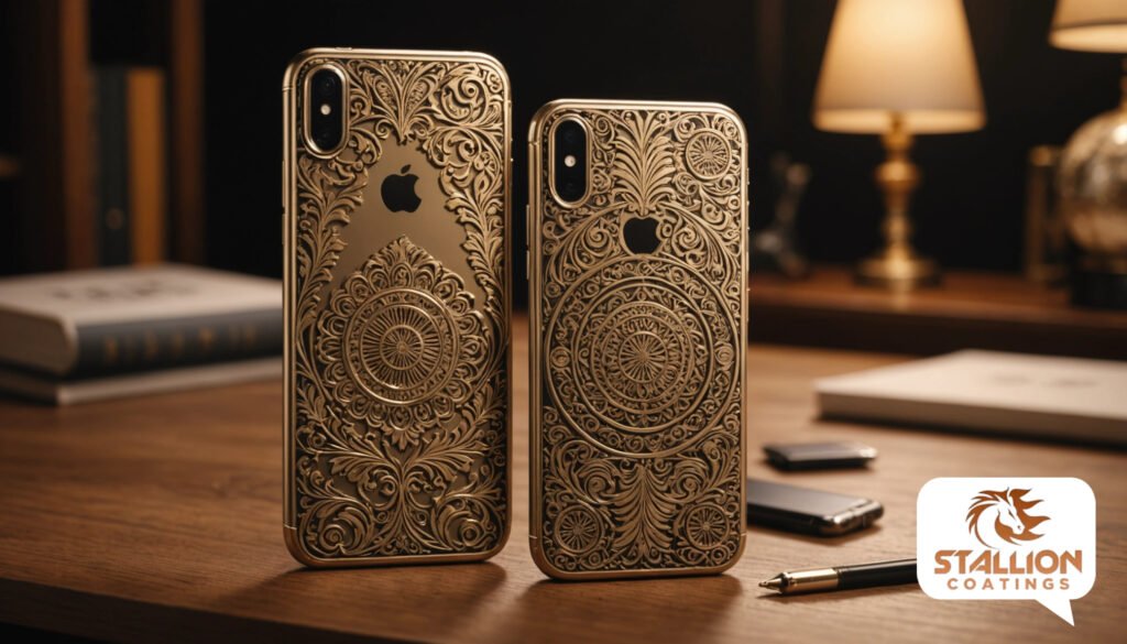 Home 47 Personalized smartphone accessories featuring customized engravings to elevate style