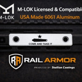 Home 37 Rail Armor M-LOK Plate – Texas Pride “Come and Take It”